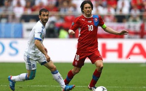 Rosicky chắc chắn không đá chính trong trận gặp Bồ Đào Nha